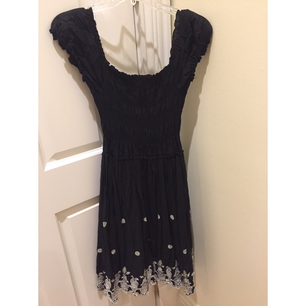 BEACHY Black Midi Dress